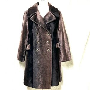 True American vintage faux fur coat